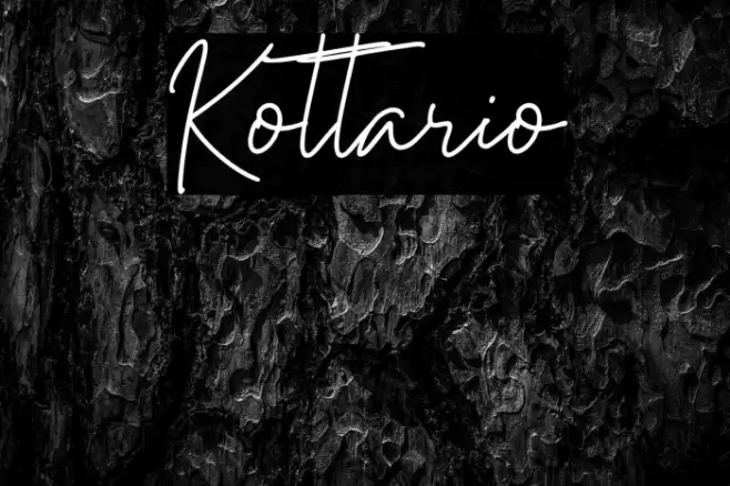 Kottario Font examples