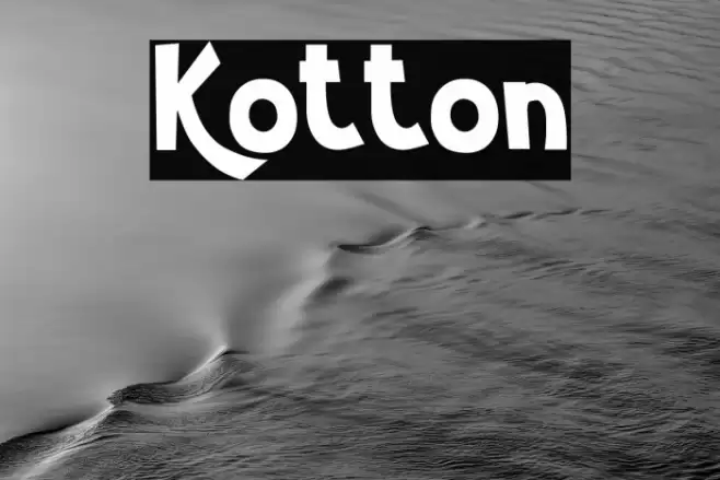 Kotton Caratteri examples