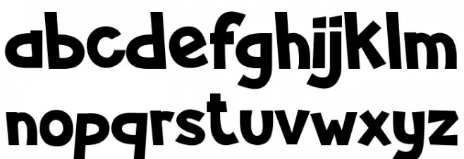 Kotton Caratteri MINUSCOLO