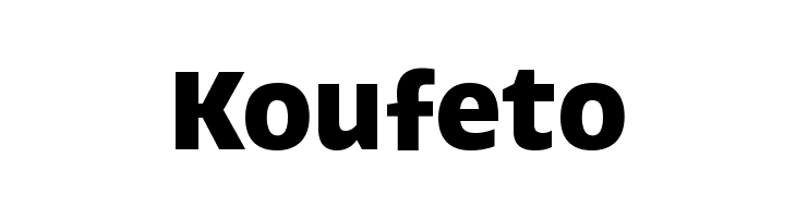 Koufeto  baixar fontes gratis