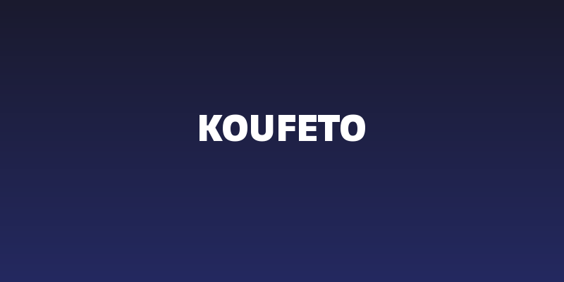 Koufeto Social Header