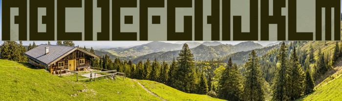 KoukakuE Font examples