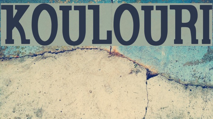 Koulouri Font examples