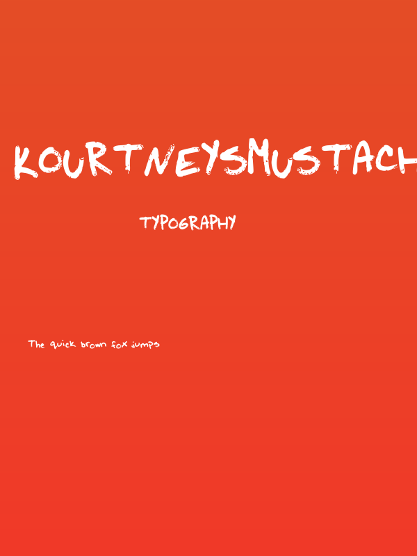 KourtneysMustache Poster