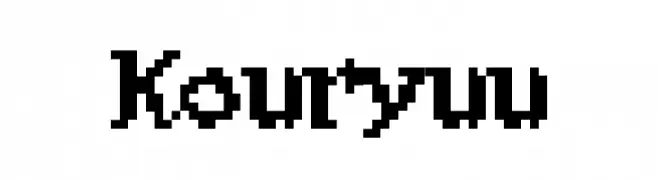 Kouryuu  Frei Schriftart Herunterladen