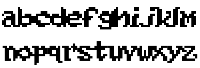 Kouryuu Font LOWERCASE