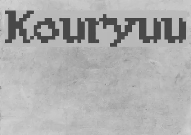 Kouryuu Font examples