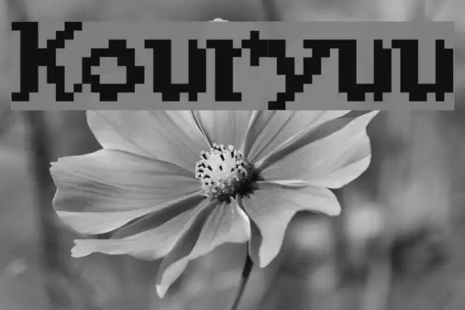 Kouryuu Font examples