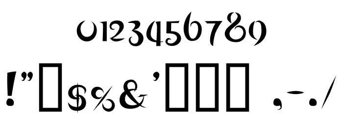 Koushin Regular Schriftart Anderer Schreiben