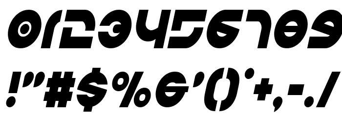 Kovacs Condensed Italic Font OTHER CHARS