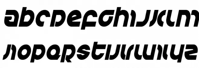 Kovacs Condensed Italic फ़ॉन्ट अपरकेस