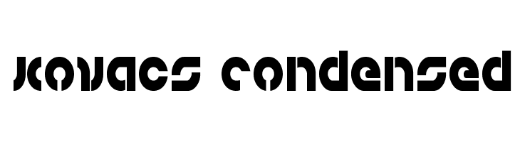 Kovacs Condensed  フリーフォントのダウンロード