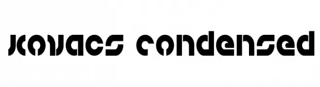 Kovacs Condensed  Frei Schriftart Herunterladen