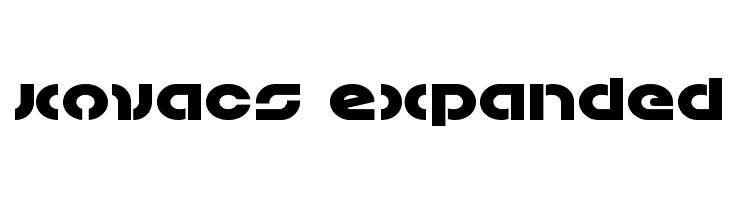 Kovacs Expanded  Frei Schriftart Herunterladen