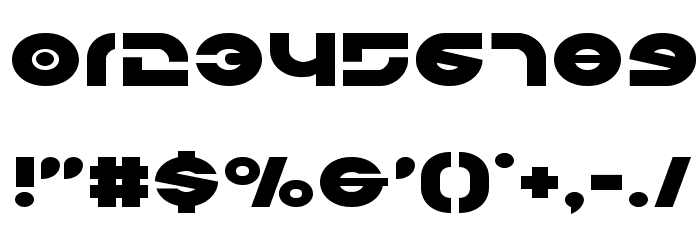 Expanded font