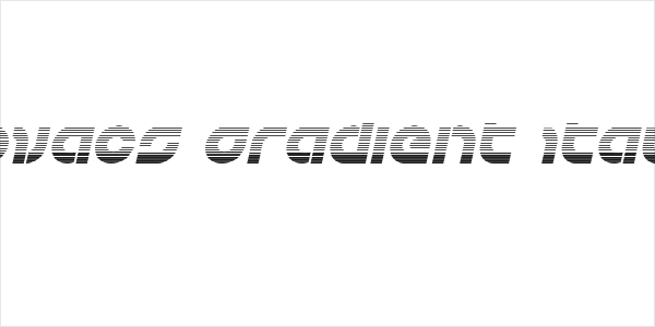 Kovacs Gradient Italic Logo