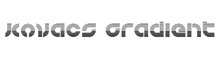 Kovacs Gradient  免费字体下载