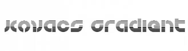 Kovacs Gradient  Frei Schriftart Herunterladen