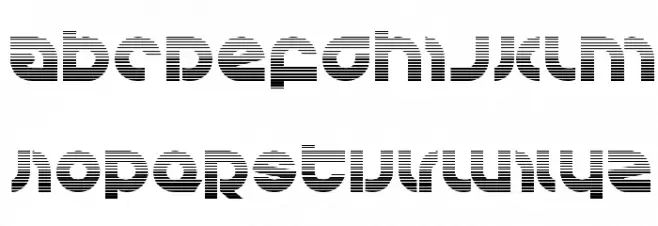Kovacs Gradient Schriftart Groß