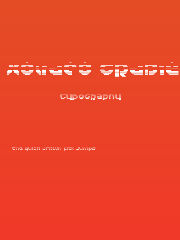 Kovacs Gradient Poster