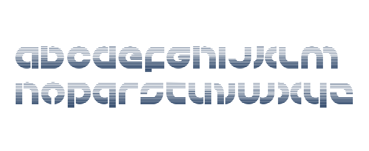 Kovacs Gradient Lowercase
