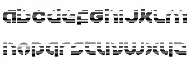 Kovacs Gradient 字体 小写
