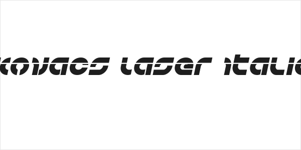 Kovacs Laser Italic Logo