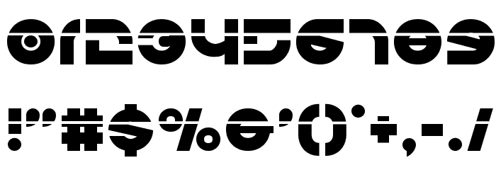 Kovacs Laser Font OTHER CHARS