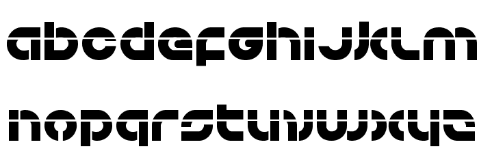 Kovacs Laser Font LOWERCASE