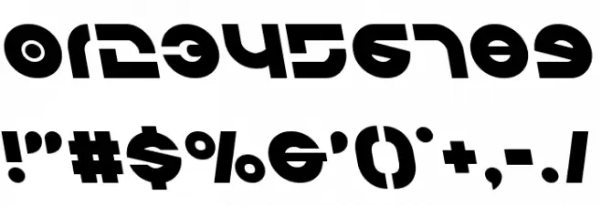 Kovacs Leftalic Font OTHER CHARS