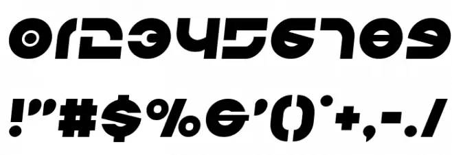 Kovacs Semi-Italic Font OTHER CHARS