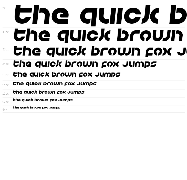 Kovacs Semi-Italic Waterfall