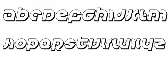 Kovacs Spot 3D Italic Fuentes MAYÚSCULAS