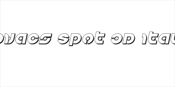 Kovacs Spot 3D Italic Logo