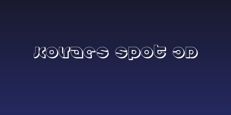 Kovacs Spot 3D Social Header