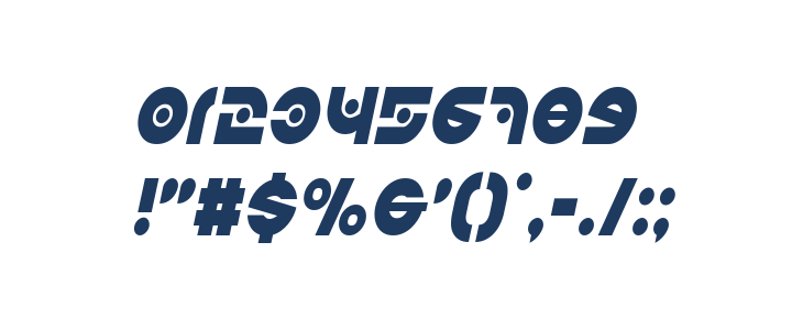 Kovacs Spot Condensed Italic Other Characters