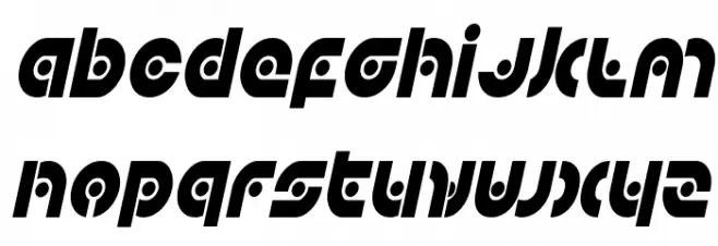 Kovacs Spot Condensed Italic Font Litere mici