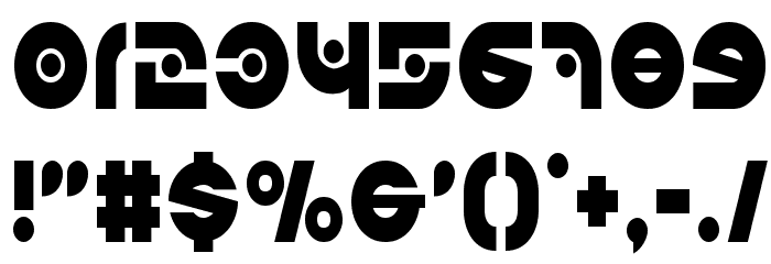 Kovacs Spot Condensed Font OTHER CHARS