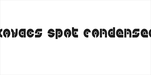 Kovacs Spot Condensed Logo