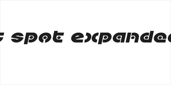 Kovacs Spot Expanded Italic Logo