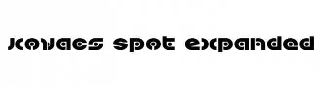 Kovacs Spot Expanded  Скачать бесплатные шрифты