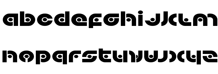 Kovacs Spot Expanded Font LOWERCASE