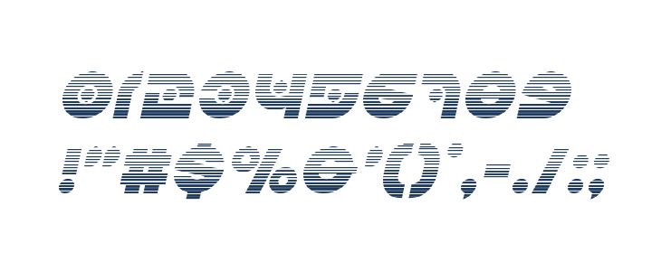 Kovacs Spot Gradient Italic Other Characters
