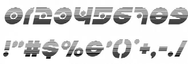 Kovacs Spot Gradient Italic Font OTHER CHARS