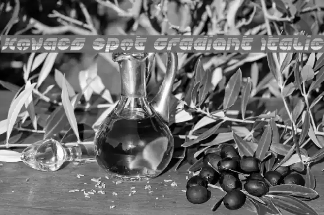 Kovacs Spot Gradient Italic Font examples