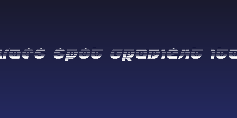 Kovacs Spot Gradient Italic Social Header