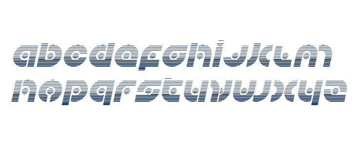 Kovacs Spot Gradient Italic Lowercase