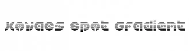 Kovacs Spot Gradient  les polices de caractères gratuit tlcharger