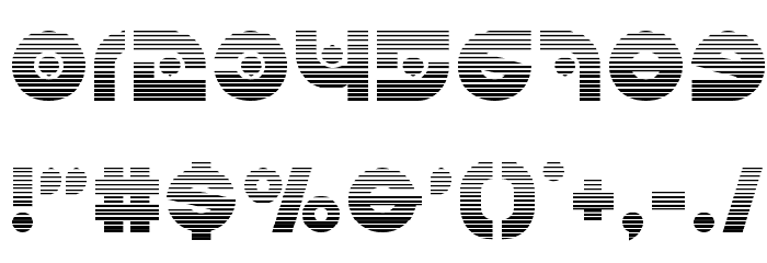 Kovacs Spot Gradient Font OTHER CHARS