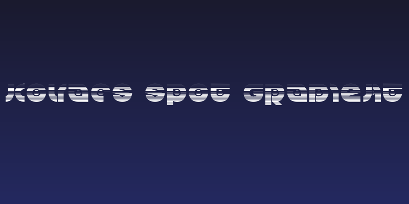 Kovacs Spot Gradient Social Header